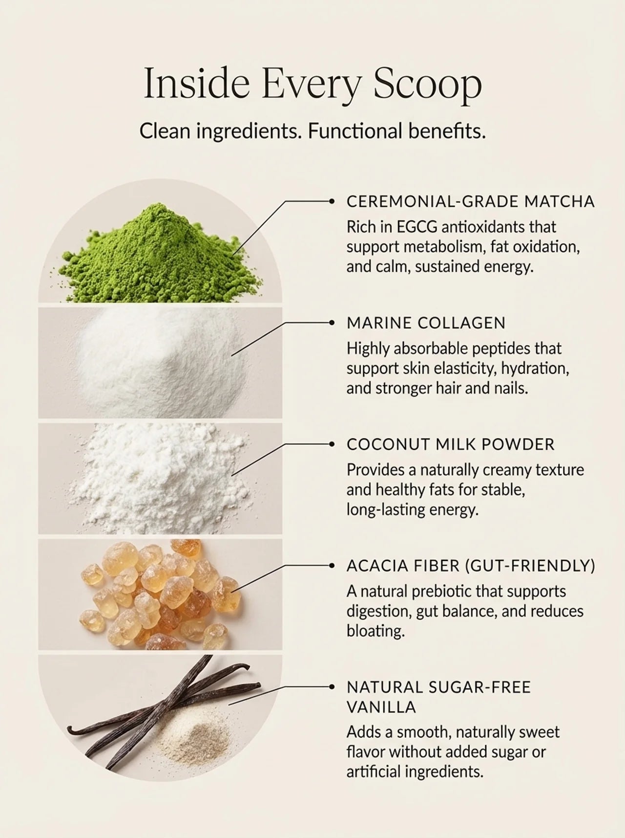 YVIA Matcha Collagen Vanilla