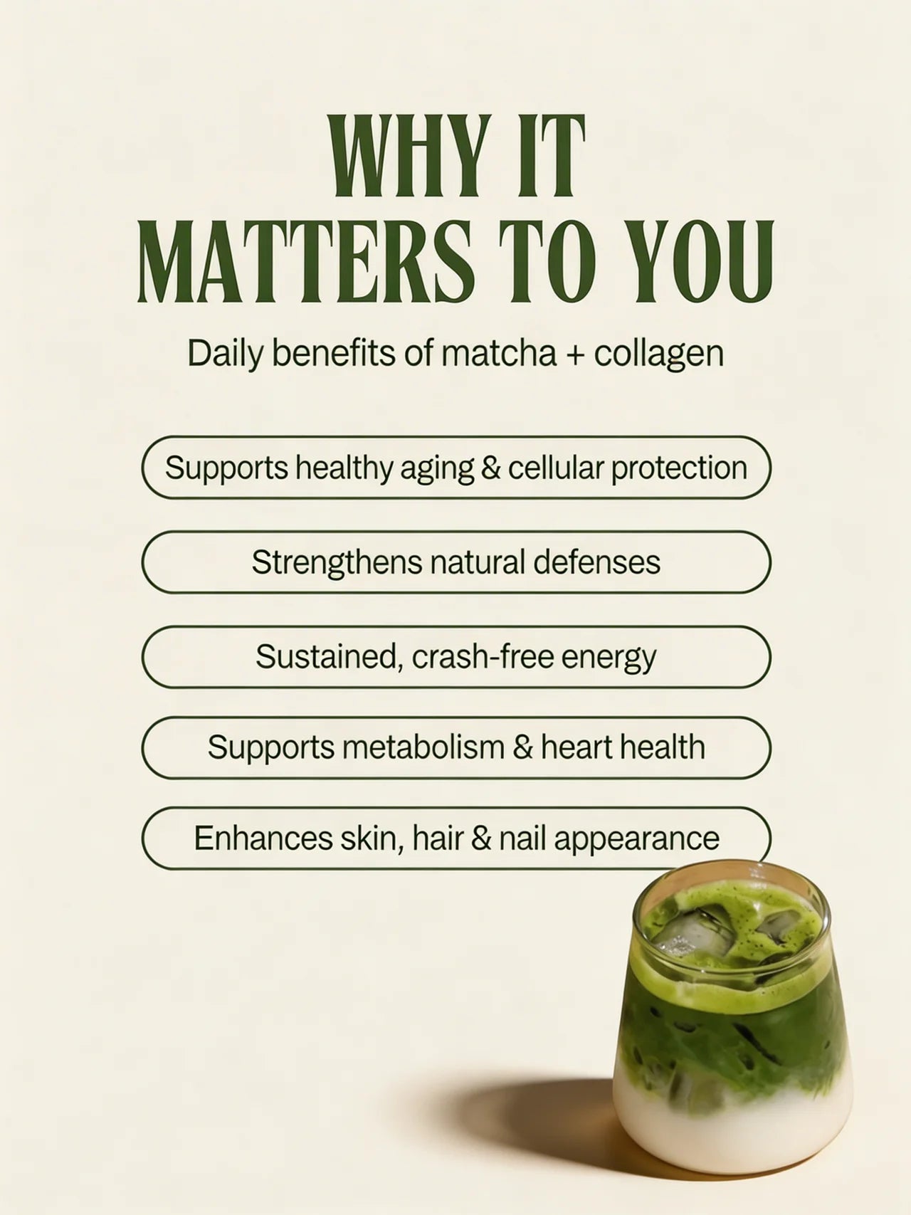 YVIA Matcha Collagen Vanilla